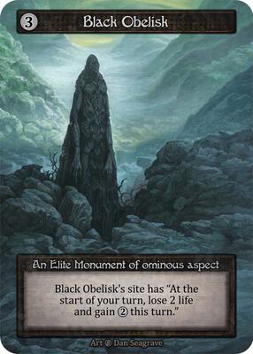 Black Obelisk — Beta card