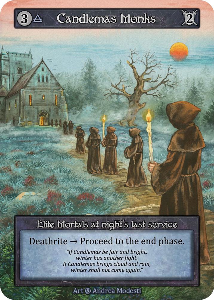 Candlemas Monks — Beta card
