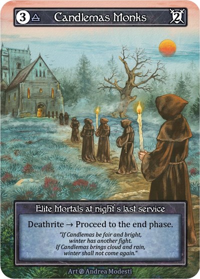 Candlemas Monks (Foil) Beta card price