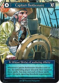Captain Baldassare (Foil) - Beta - Sorcery: Contested Realm card