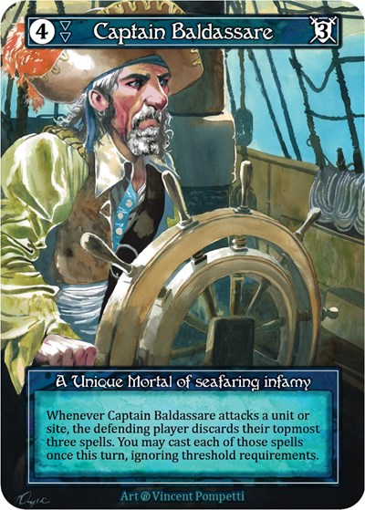 Captain Baldassare (Foil) Beta card price