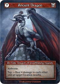 Ancient Dragon (Foil) - Beta - Sorcery: Contested Realm card