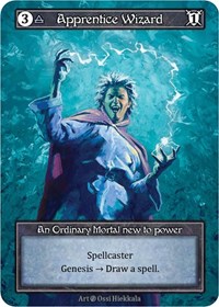 Apprentice Wizard (Foil) (Beta)