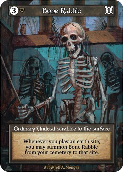 Bone Rabble (Foil) Beta card price