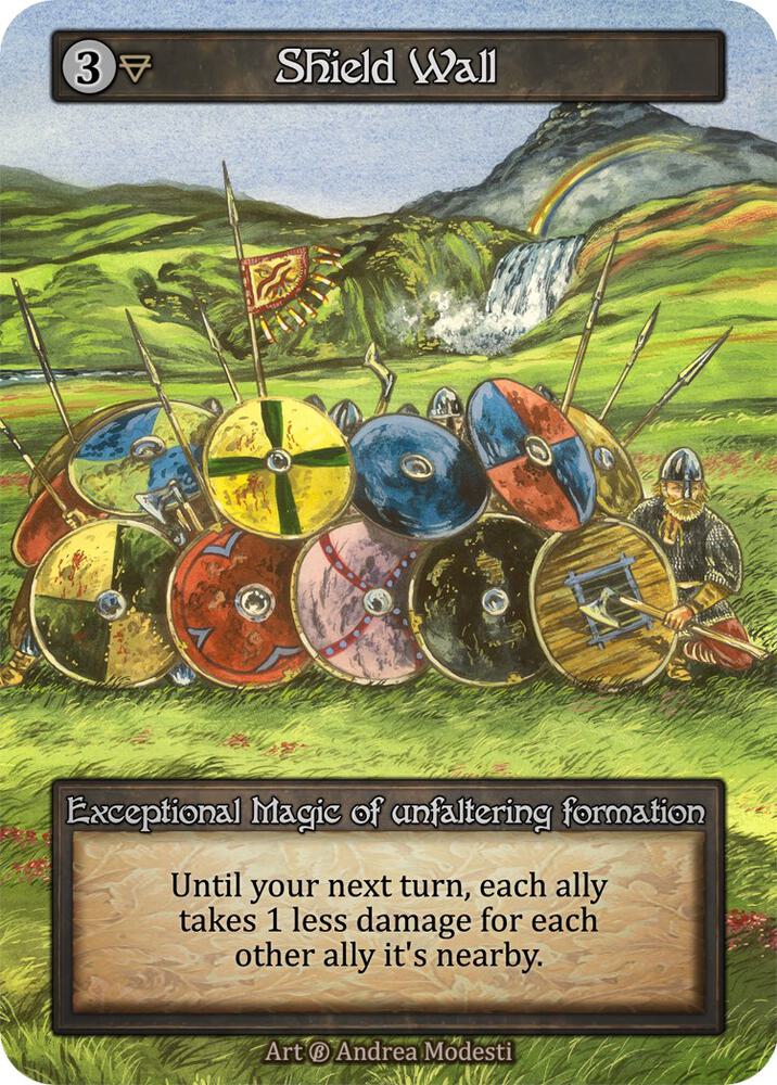 Shield Wall — Beta card