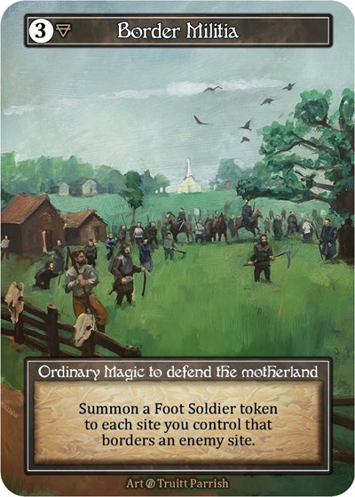 Border Militia (Foil) Beta card price