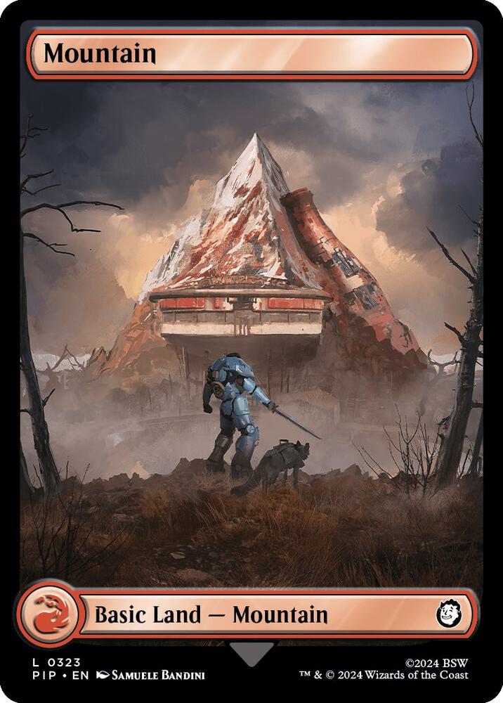 Mountain (0323) - Universes Beyond: Fallout - Magic: The Gathering