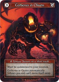 Cerberus in Chains (Foil) - Beta - Sorcery: Contested Realm card