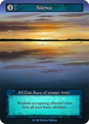 Silence — Beta card