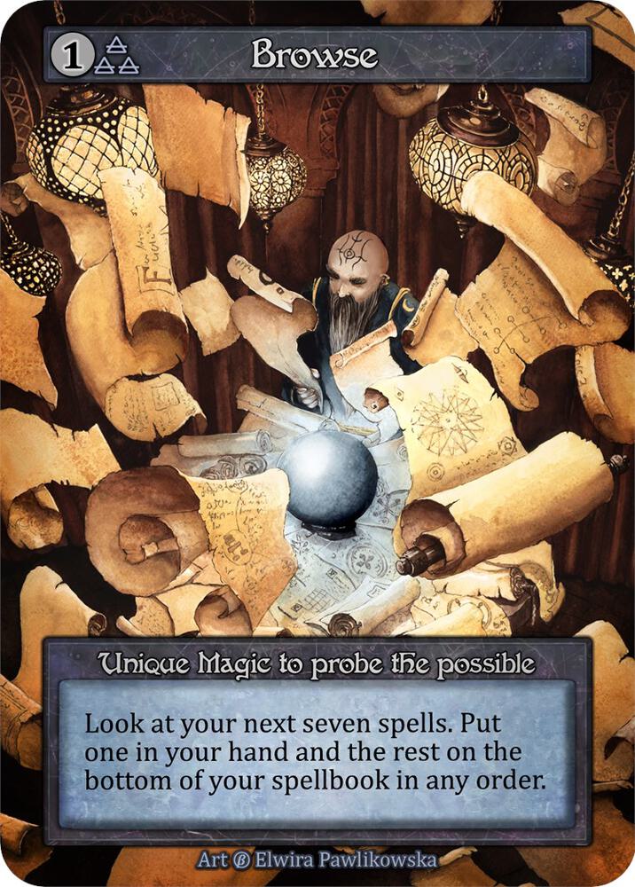 Sorcery TCG Browse β foil Browse Foil BETA Unique Sorcery Contested Realm TCG | eBay