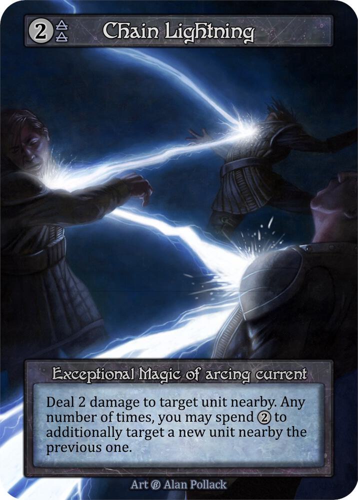 Chain Lightning — Beta card