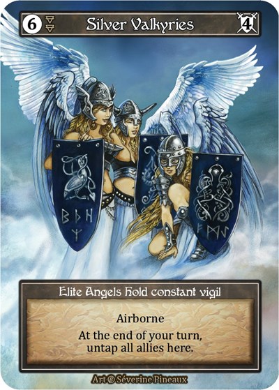 Silver Valkyries (Foil) Beta card price