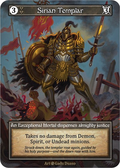 Sirian Templar (Foil) Beta card price