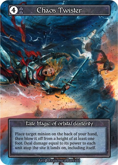 Chaos Twister (Foil) Beta card price