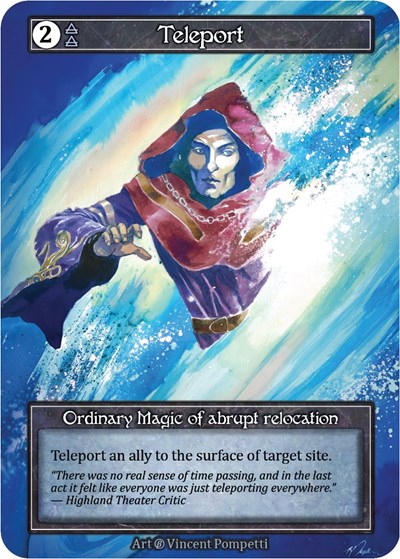 Teleport (Foil) Beta Ordinary Sorcery card — value and price