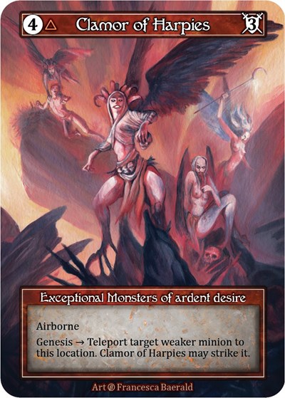 Clamor of Harpies (Foil) Beta card price