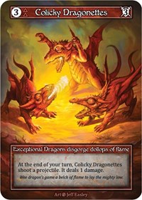 Colicky Dragonettes (Foil) - Beta - Sorcery: Contested Realm card