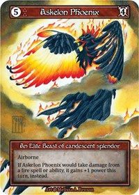 Askelon Phoenix (Foil) - Beta - Sorcery: Contested Realm card