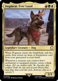Dogmeat, Ever Loyal - Universes Beyond: Fallout - Magic: The Gathering card