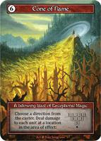  of Flame β Foil sorcery tcg Cone of Flame (Foil) - Beta - Sorcery: Contested Realm