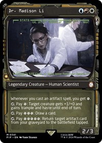 Dr. Madison Li (Showcase) - Universes Beyond: Fallout - Magic: The Gathering card