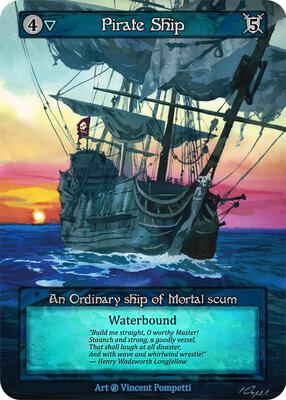 Pirate Ship — Beta card