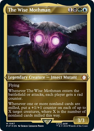 The Wise Mothman (Display Commander) - Thick Stock