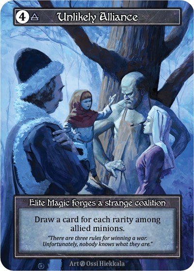 Unlikely Alliance (Foil) Beta card price