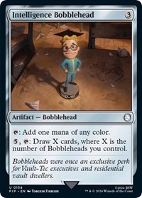 Intelligence Bobblehead - Universes Beyond: Fallout - Magic: The Gathering card