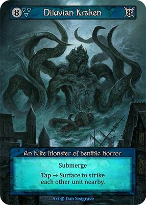 Diluvian Kraken — Beta card