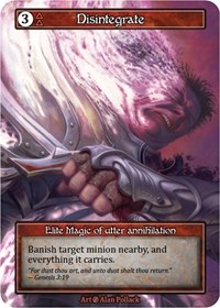 Disintegrate (Foil) - Beta - Sorcery: Contested Realm card