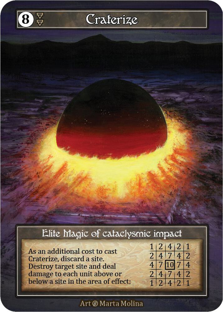 Craterize (Foil) - Beta - Sorcery: Contested Realm - TCGplayer.com
