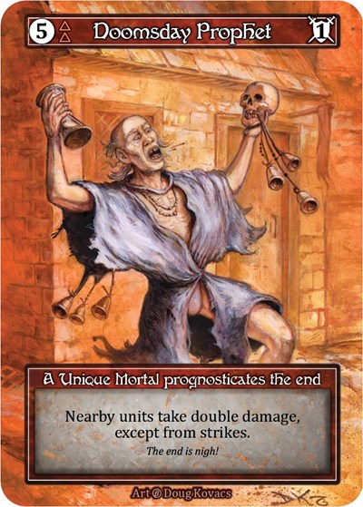 Doomsday Prophet (Foil) Beta card price