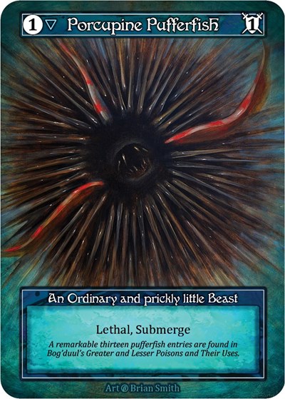 Porcupine Pufferfish (Foil) Beta card price