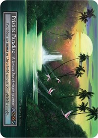 Pristine Paradise (Foil) - Beta - Sorcery: Contested Realm card