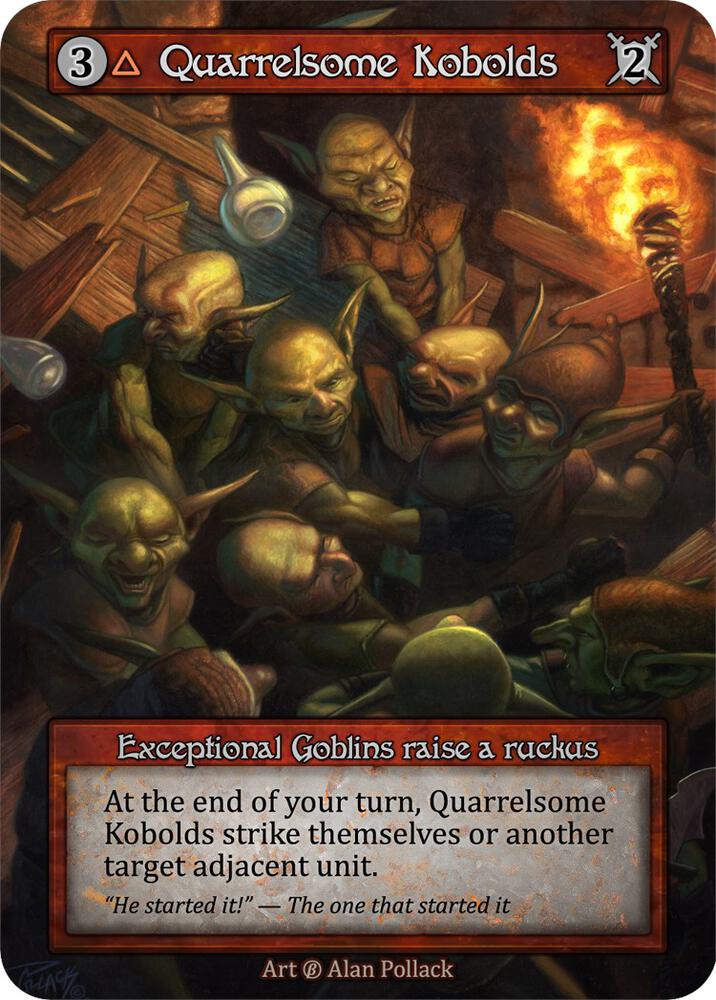 Quarrelsome Kobolds — Beta card