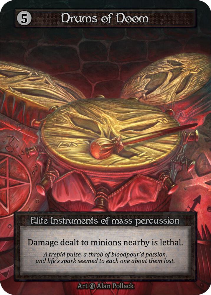 Drums of Doom — Beta card