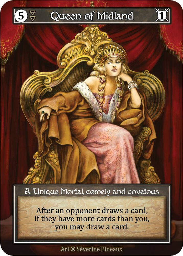 Queen of Midland (Foil) - Beta - Sorcery: Contested Realm