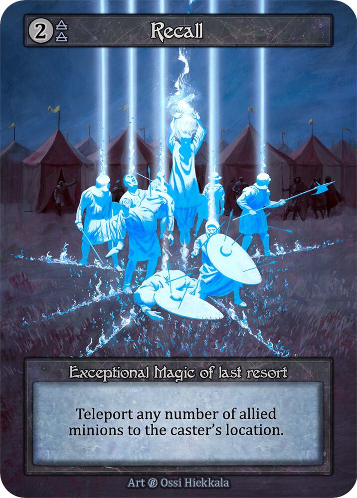 Recall — Beta card
