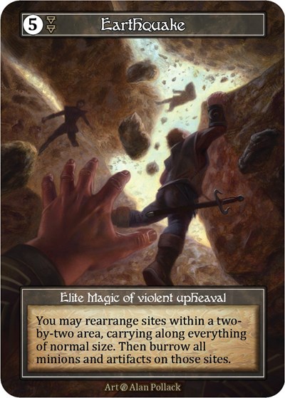 Earthquake (Foil) Beta card price