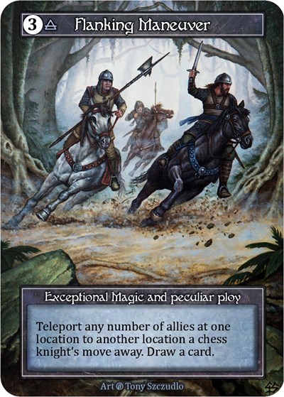 Flanking Maneuver (Foil) Beta card price