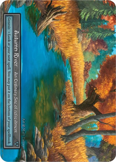Autumn River (Foil) Beta card price