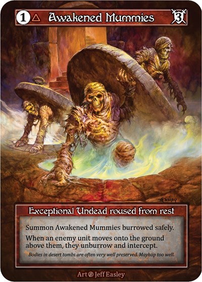 Awakened Mummies (Foil) Beta card price