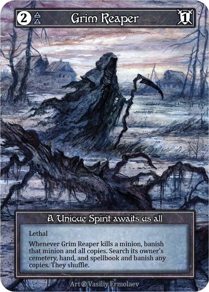 Grim Reaper (Foil) - Beta - Sorcery: Contested Realm - TCGplayer.com