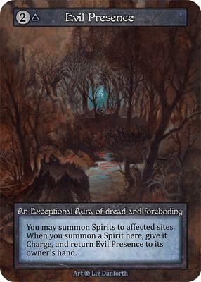 Evil Presence — Beta card