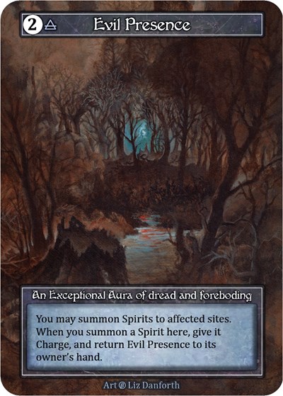 Evil Presence (Foil) Beta card price