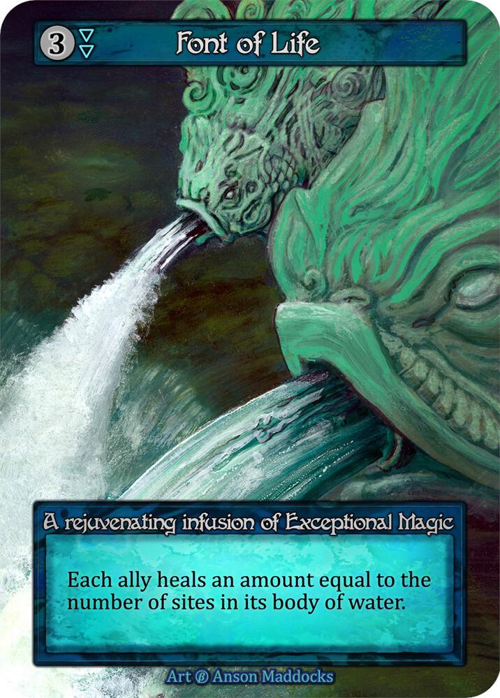 Font of Life — Beta card