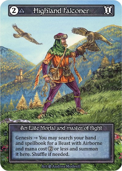 Highland Falconer (Foil) Beta card price