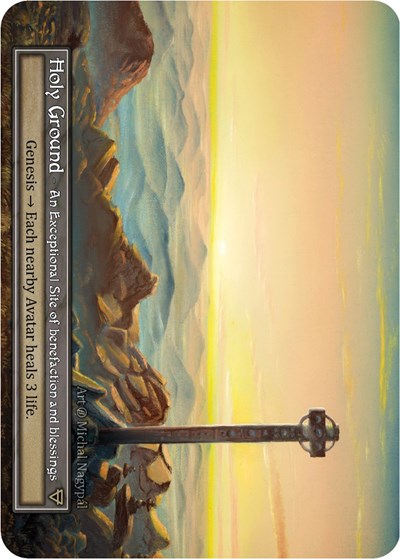 Holy Ground (Foil) Beta card price