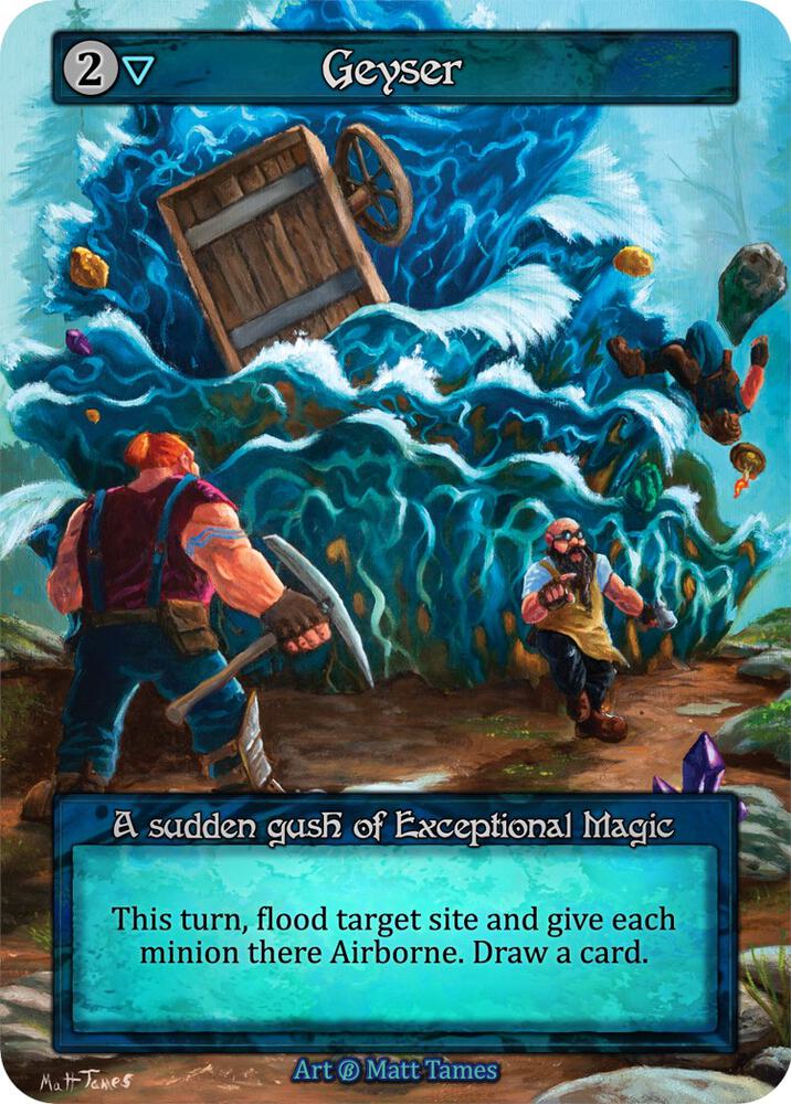 Geyser — Beta card